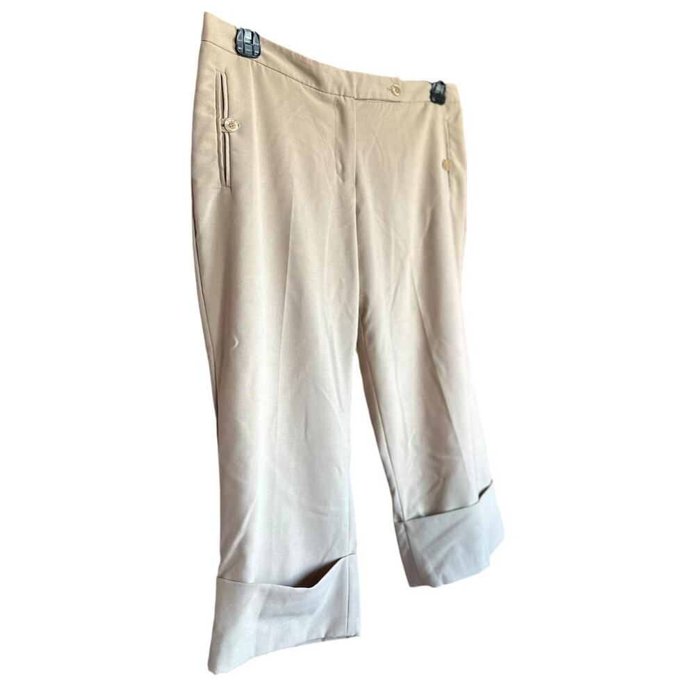 The Limited Womens Pants Size 12 Beige Cropped Professional Office Workwear